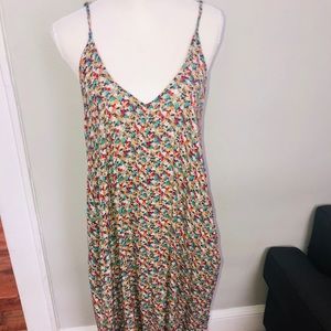 Love Stitch Floral Maxi Dress